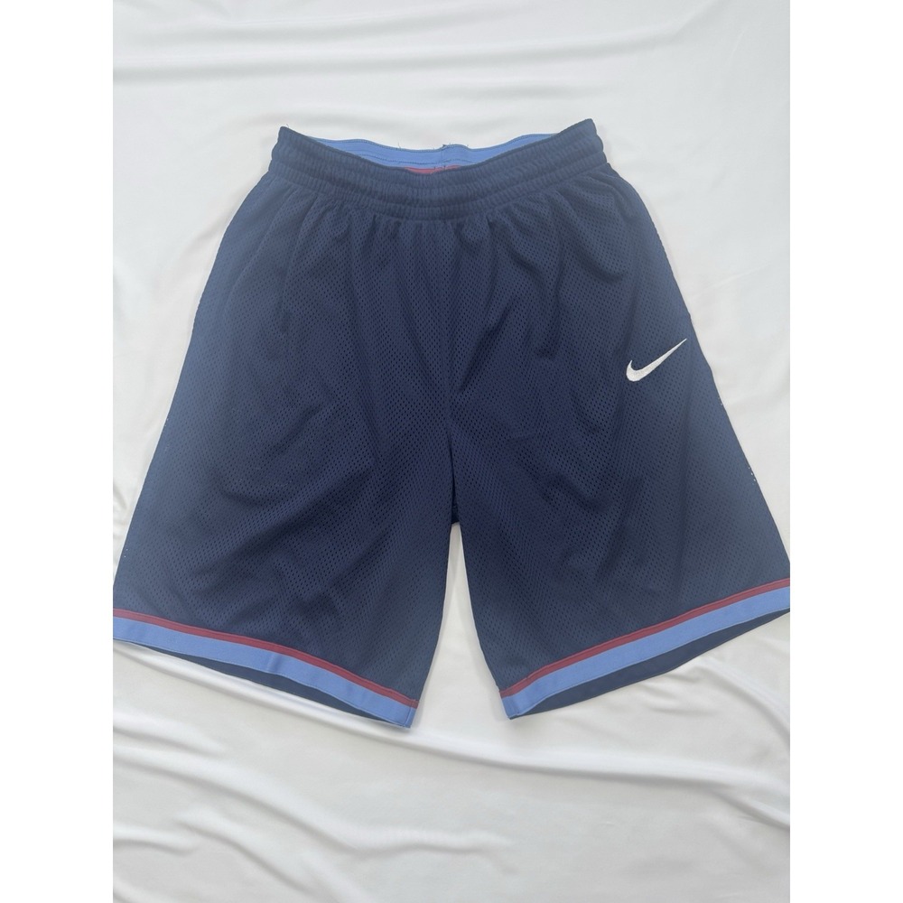 Nike Dri‑FIT Classic Mesh Basketball‎ Shorts – Navy/Red/Blue – Size L